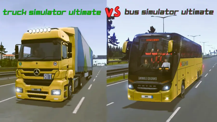 Truck Simulator Ultimate VS Bus Simulator Ultimate